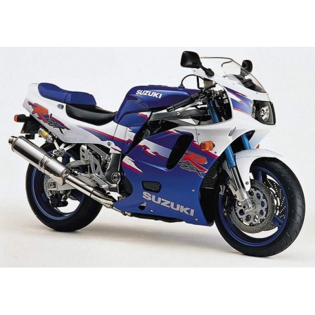 Autocollants - stickers Suzuki GSX-R 750 année 1994 version bleu /blanc