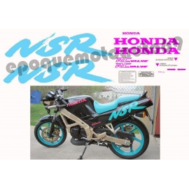 Autocollants stickers HONDA NSR 125 année 1988