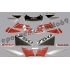 Autocollants - stickers Suzuki GSX-R 750 1998 version rouge /gris / noir