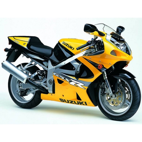 Autocollants - stickers Suzuki GSX-R 750 2000 version Jaune/ Noir