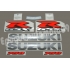 Autocollants stickers Suzuki GSX-R 750 2011 - blanc bleu