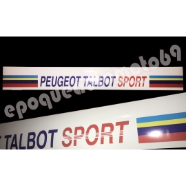Autocollant Pare soleil Peugeot sport Pts