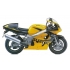 Autocollants - stickers Suzuki GSX-R 600 1999 version Jaune Noir