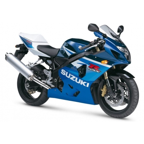 Autocollants - stickers Suzuki GSX-R 600 2005 version Bleu/blanc