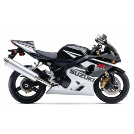 Autocollants - stickers Suzuki GSX-R 600 2005 version argent /noir