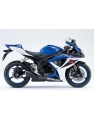 Autocollants - stickers Suzuki GSX-R 600 2007 version Blanc/bleu
