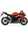 Autocollants - stickers Suzuki GSX-R 600 2009 version orange/noir
