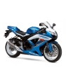 Autocollants - stickers Suzuki GSX-R 600 2009 version Blanc/bleu