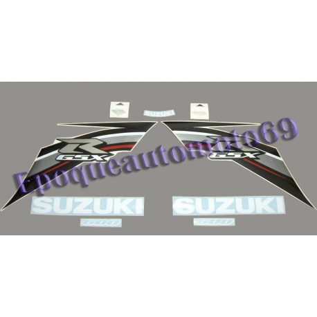 Autocollants - stickers Suzuki GSX-R 600 2013 version Rouge/Blanc