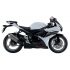 Autocollants - stickers Suzuki GSX-R 600 2013 version Blanc/noir