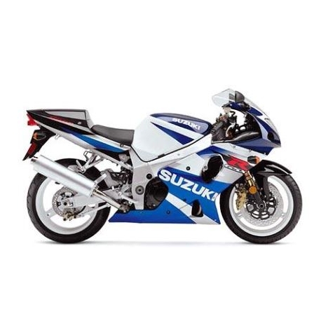 Autocollants stickers Suzuki GSX-R 1000 2002 -blanc bleu