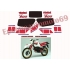 Autocollants stickers Yamaha XTZ 600 annee 1983 34L