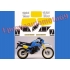 Autocollants stickers Yamaha XTZ 600 annee 1984