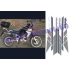 Autocollants - Stickers Yamaha super tenere xtz 660 année 1991