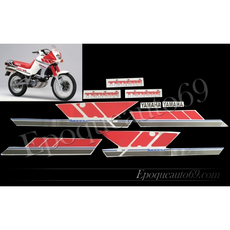 Autocollants - Stickers Yamaha super tenere xtz 660 année 1991