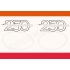 Autocollants stickers HARLEY DAVIDSON AMF MX 250