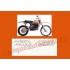 Autocollants stickers HARLEY DAVIDSON AMF MX 250