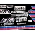 Autocollants stickers Aprilia AF1 125 Project 108 année 1987 