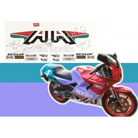 Autocollants stickers Aprilia AF1 125 Sintesi année 1989