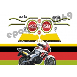 Autocollants stickers Aprilia ETV 1000 caponord LUCKY EXPLORER