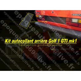 Kit autocollant arrière Volkswagen Golf 1 Mk1