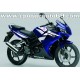 Honda CBR 125 R année 2007 version bleu 