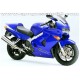 Autocollants - Stickers Honda VFR 800i année 1999 version bleu