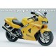 Autocollants - Stickers Honda VFR 800i année 1999 version jaune