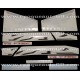 Autocollants - Stickers Honda VFR 800i année 2002 version noir