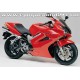 Autocollants - Stickers Honda VFR 800i année 2002 version rouge