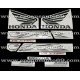 Autocollants - Stickers Honda VFR 800i année 2002 version argent 