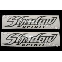 Autocollants - Stickers réservoir Honda Shadow spirit noir
