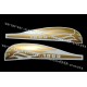 Autocollants - Stickers réservoir Honda VTX 1800 Or ( bronze)