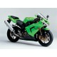 Autocollants - Stickers KAWASAKI ZX-10R année 2004 version vert