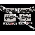 Autocollants - Stickers KAWASAKI ZX-10R année 2008 version orange