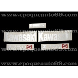 Autocollants - Stickers KAWASAKI Z 750S année 2006 version noir
